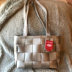 Harvey’s Original Seatbelt Smaller Tote in Tan